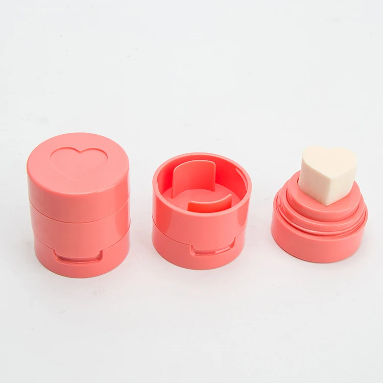 
Custom Brand Air Cushion Blush Heart Shape Liquid Blush Brighten Natural Pink Red Orange Face Cheek Contour Make Up Blusher 