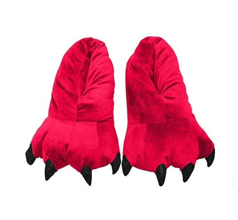 

Unisex Soft Paw Claw Home Slippers Animal Costume Shoes