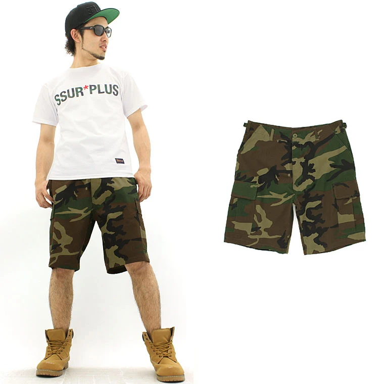 

2020 BDU streetwear mens hip hop cargo tactical camouflage military clothing street wear shorts army green utility shorts