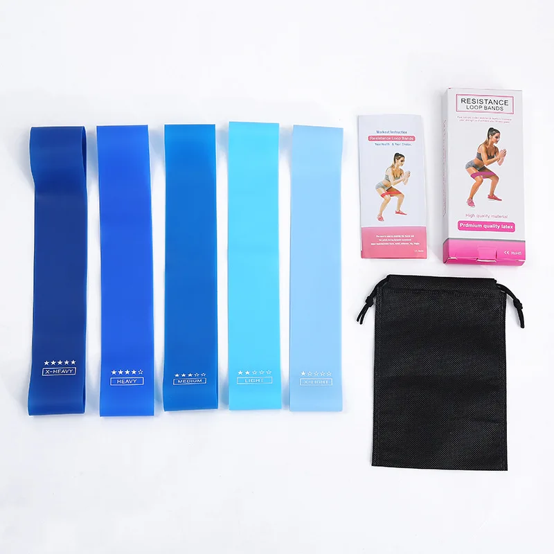 

Yoga Resistance Exercise Bands Strength Training Fitness Gum Workout Pilates Rubber Pull Expander Loop Equipment, Customized color