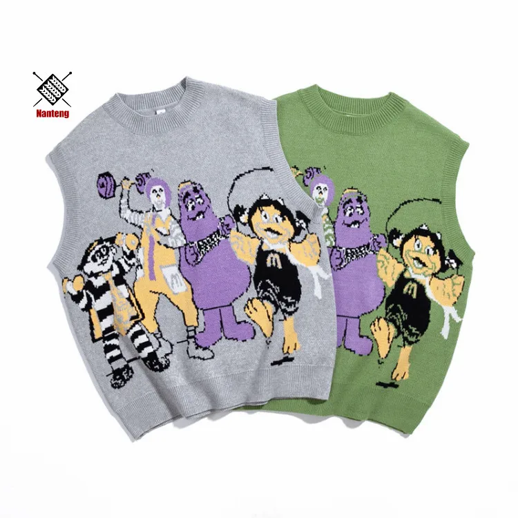 

High Quality Hot Sale Fashion Mens Sleeveless Men Sweater Vest Fashion