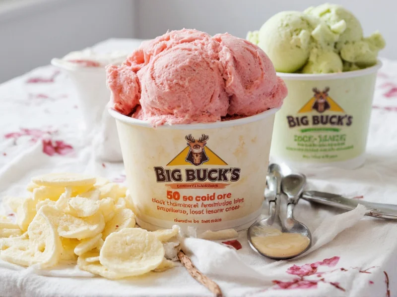 big buck s homemade ice cream