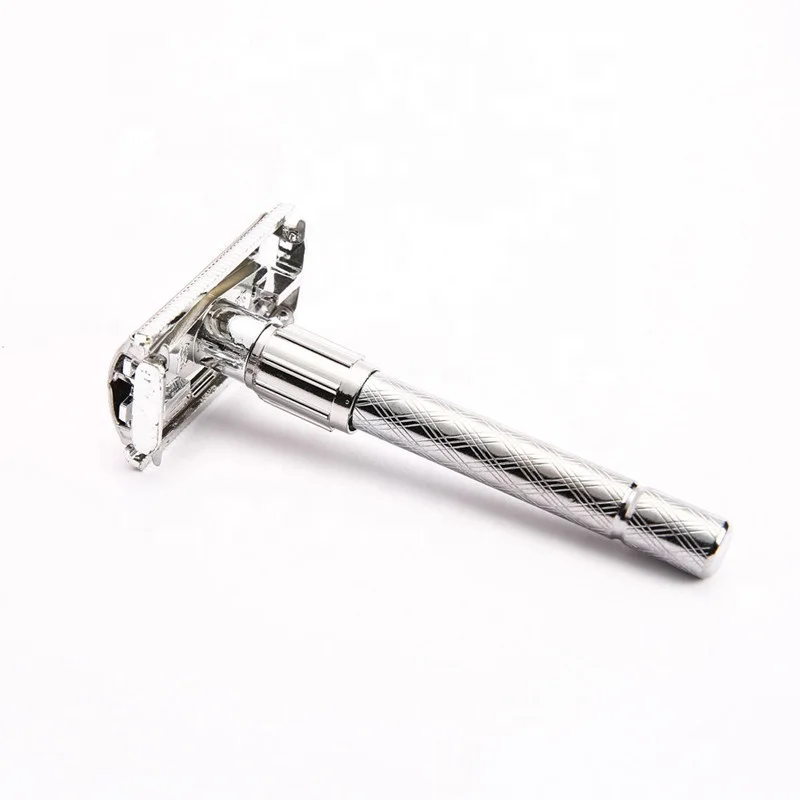 

Stainless Steel Safety Razor Double Edge Razor Men Barber Straight Razor Men's Shaving Machine Sharpener Face Blades Shaving