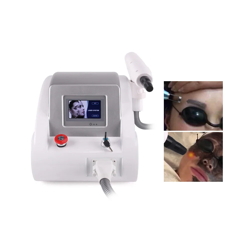 

Wholesale black doll q-switched nd yag laser tattoo removal machine portable