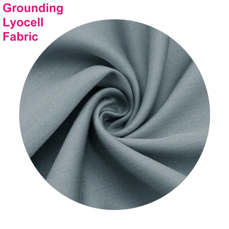 Lyocell Tencel Silver Fiber Grounding Sheets Satin  Woven Earthing Grounding Fabric