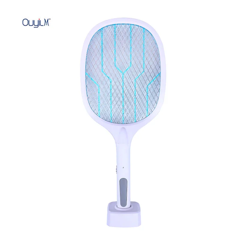 

High power mosquito swatter machine 4000v light usb rechargeable electric mosquitoes and fly bat insect killer swatter