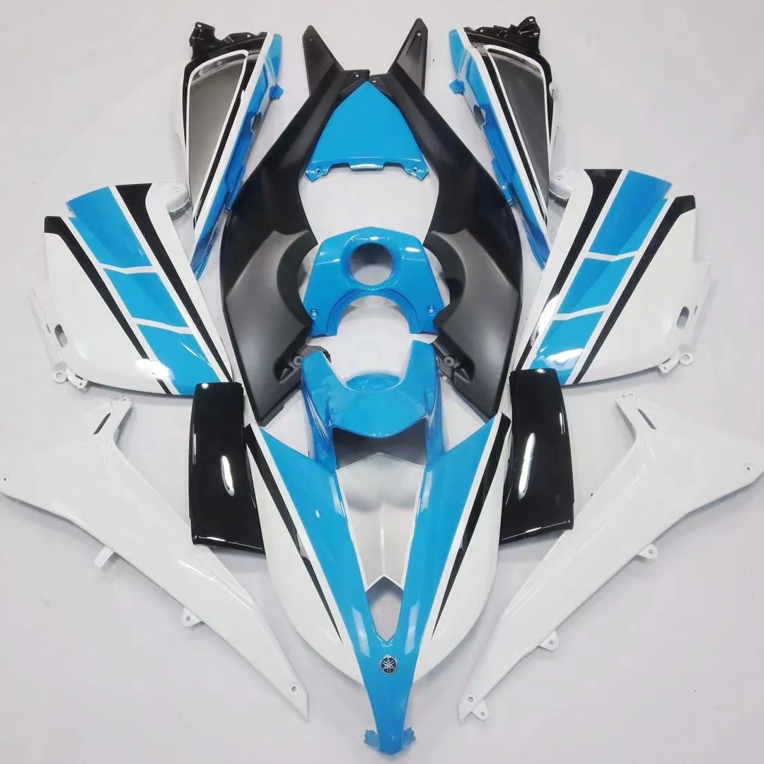 

2021 WHSC Customized ABS Plastic Fairing Kit For YAMAHA TMAX 530 2012-2014 Skyblue white black, Pictures shown