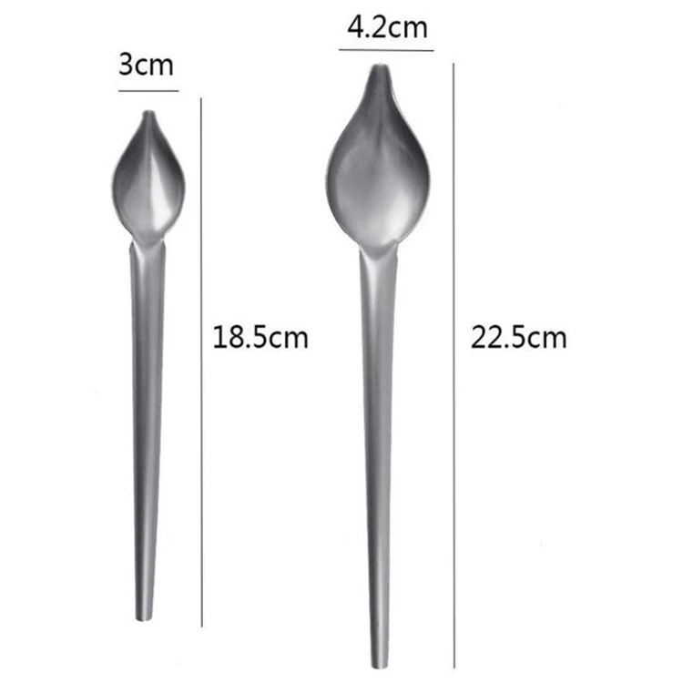 

low price Stainless Steel kitchen utensil plating spoons for sugar Metal Coffee Tea Spoon Flatware