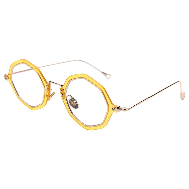 

Fancy Designer Women Spectacles Top Quality Geometric Prescription Eyeglasses Frames, 2 colors