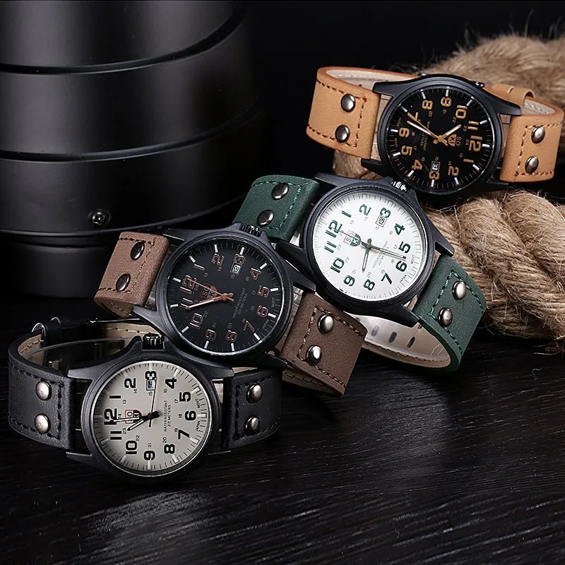 

Hollow watch fashion men PU watch student female Wristwatches