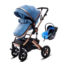 

Hot Selling Luxury Buggy 3 in 1 Travel System Baby Stroller Pram