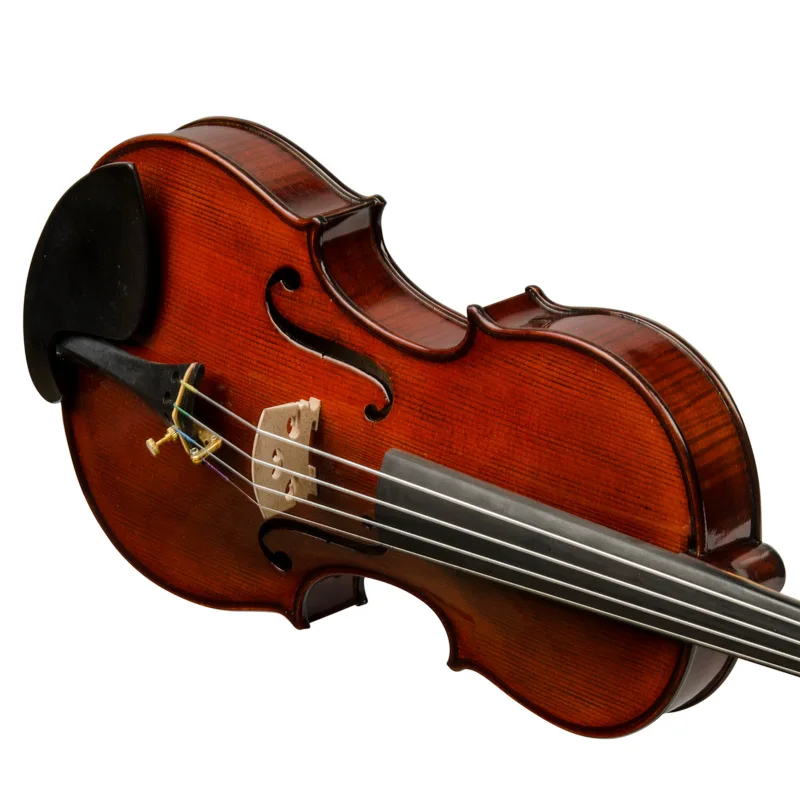 

Top Quality V09B Solid Wood Handmade Violin with Gift String Bow, Natural wood color