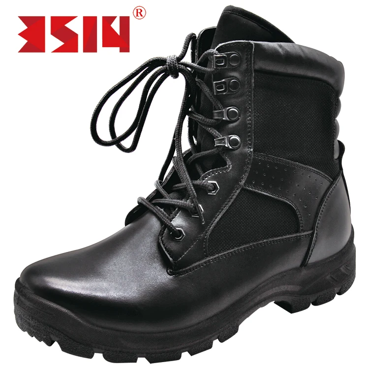 Black Army Leather Boots For Men In Military Buy Black Military