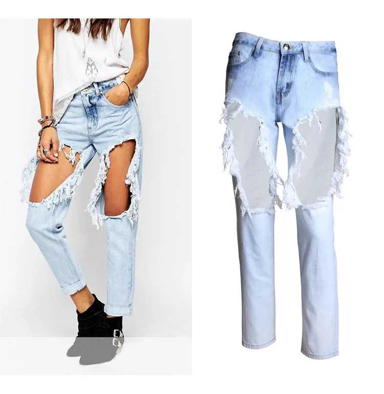 

2021 New arrival In-Stock Items Wholesale women sexy Vintage fashion pant ladies Jeans