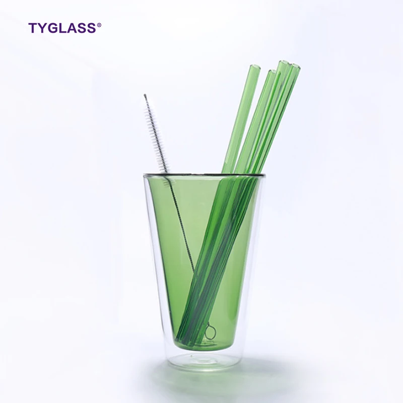 

Amazon top seller color reusable borosilicate glass straws