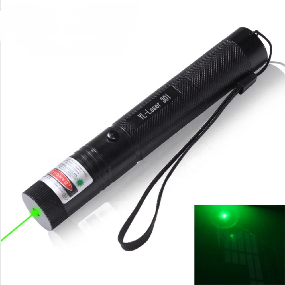 

301 Green Laser Pointer Outdoor Burning 301 Laser Flashlight with High Power Green 301 Laser Pen Pointer