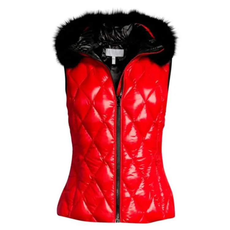 
Fashionable Breathable Warm Lightweight Down Puffer Women Winter Vest For Jackets 
