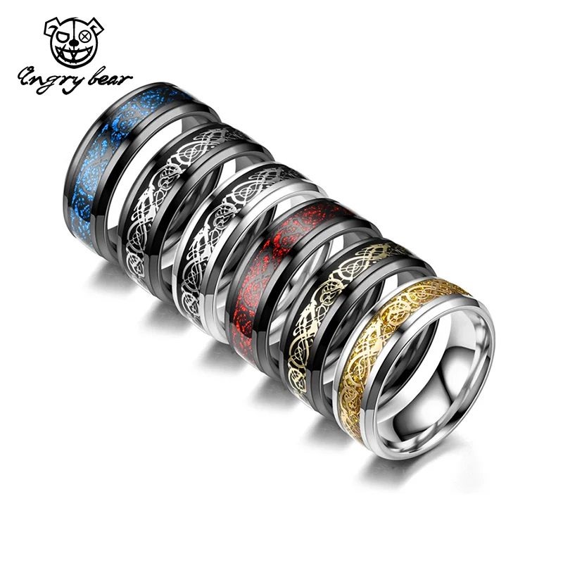 

Wholesale Custom Mens Women Black Rotating Finger Frosting Spinner Ring Spinning Fidget Anxiety Stainless Steel Ring For Men