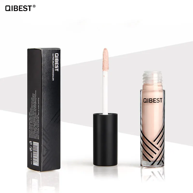 

Qibest Face Cosmetics Lasting Face Concealer Stick Liquid Makeup Hide Blemish Dark Circles Contouring Makeup Face Foundation, 6 colors to choose