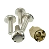 Four holes special custom made stainless steel anti-theft bolts - also have same style nuts