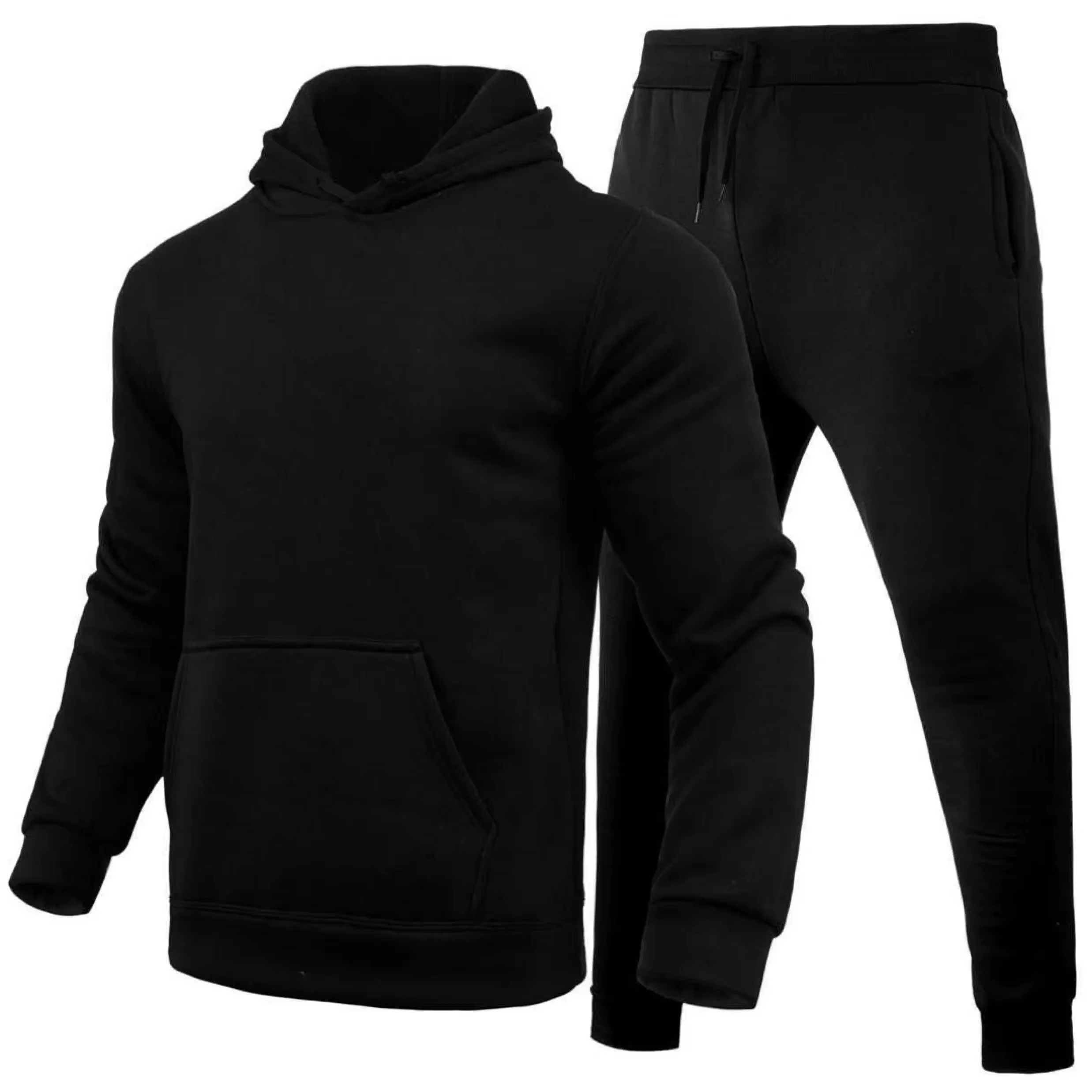 Tracksuit for Men Custom logo Oversized Pullover Hoodies and Jogger Set Men High Quality Baggy Sweatpants and Hoodie Set Men