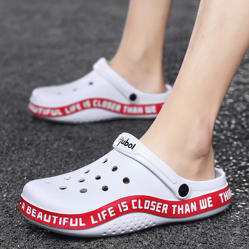 

High quality factory wholesale Breathable Non-Slip Lightweight Eva men garden shoes clog shoes Platform Outdoor Slip On Sand