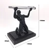 Modern New Design Resin Stationery Gifts Series Kneeling Man Sculpture Pen For Home Furnishing
