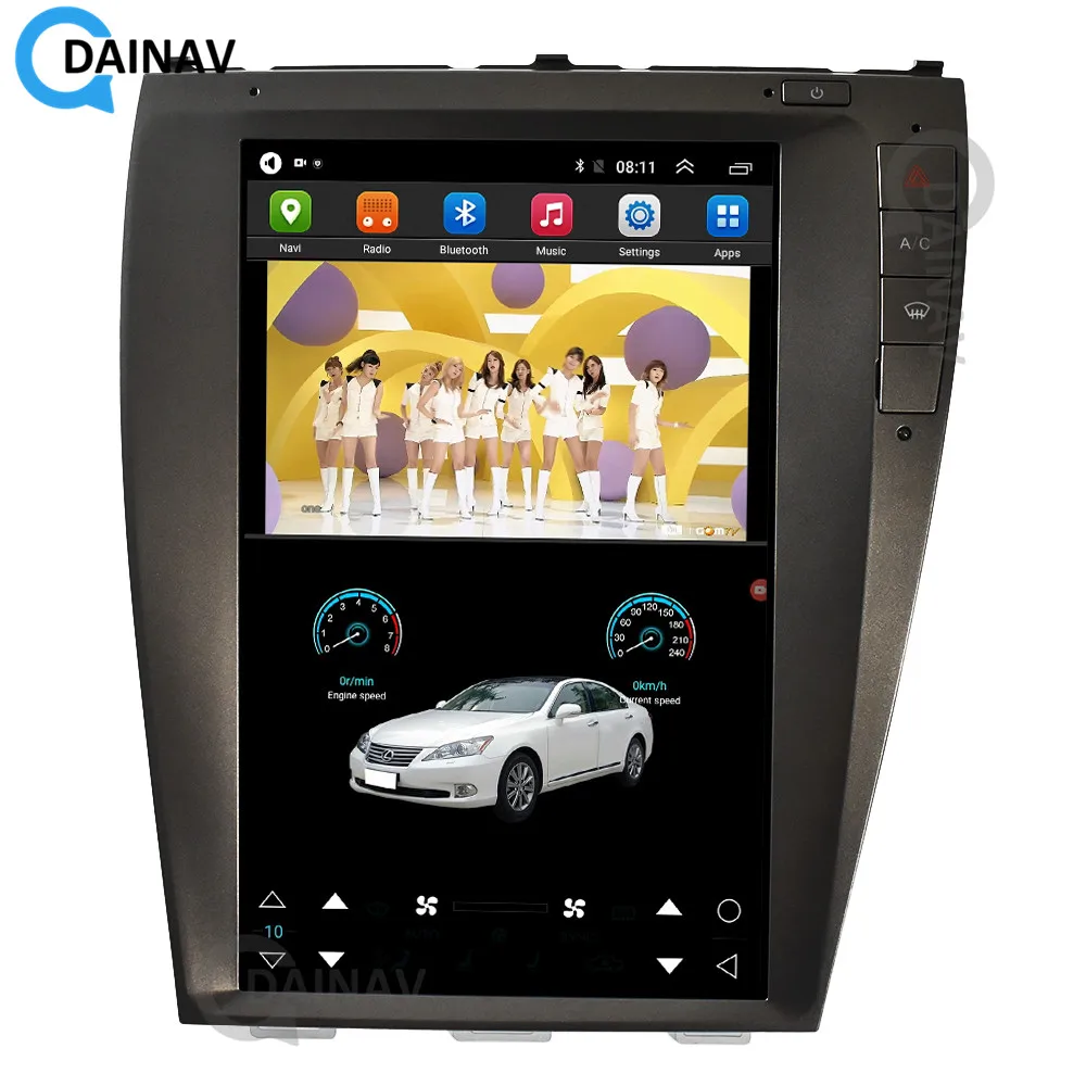 

Android car multimedia player For LEXUS ES ES240 ES350 2006-2012 car auto radio autoradio GPS navigation MP4 DVD player