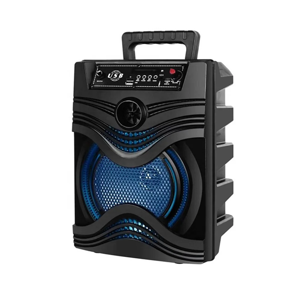 

8 inch Karaoke Party wireless Speaker 15w with disco light, Black-808/809