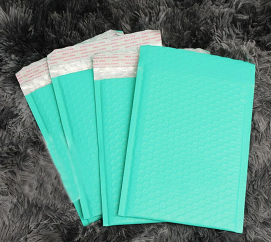 100% Eco-friendly Bubble Mailers Biodegradable Padded Envelope Compostable Self-Sealing Shipping Bags