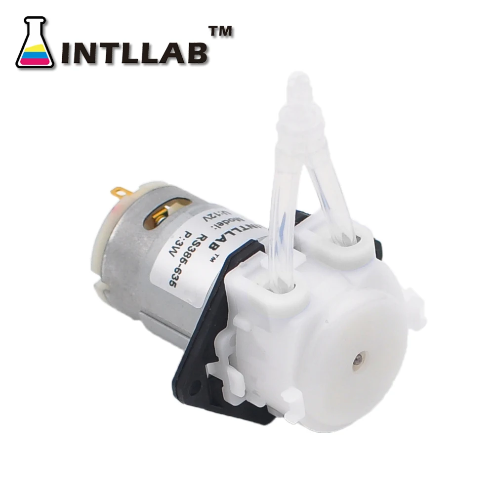 
INTLLAB DIY Peristaltic Liquid Pump Dosing Pump 19 ~ 100ml/min for Aquarium Water Lab pumps 