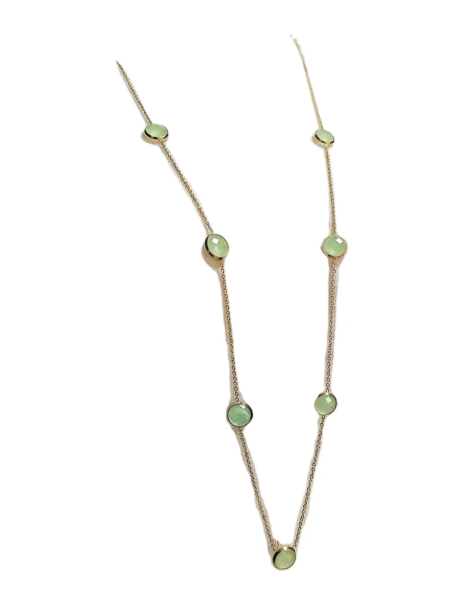 

Manufacturer custom 2021 Long Necklace,Ladies Gold Stainless Steel Long Chain neclace,Gemstone Personalized Wholesale Necklace