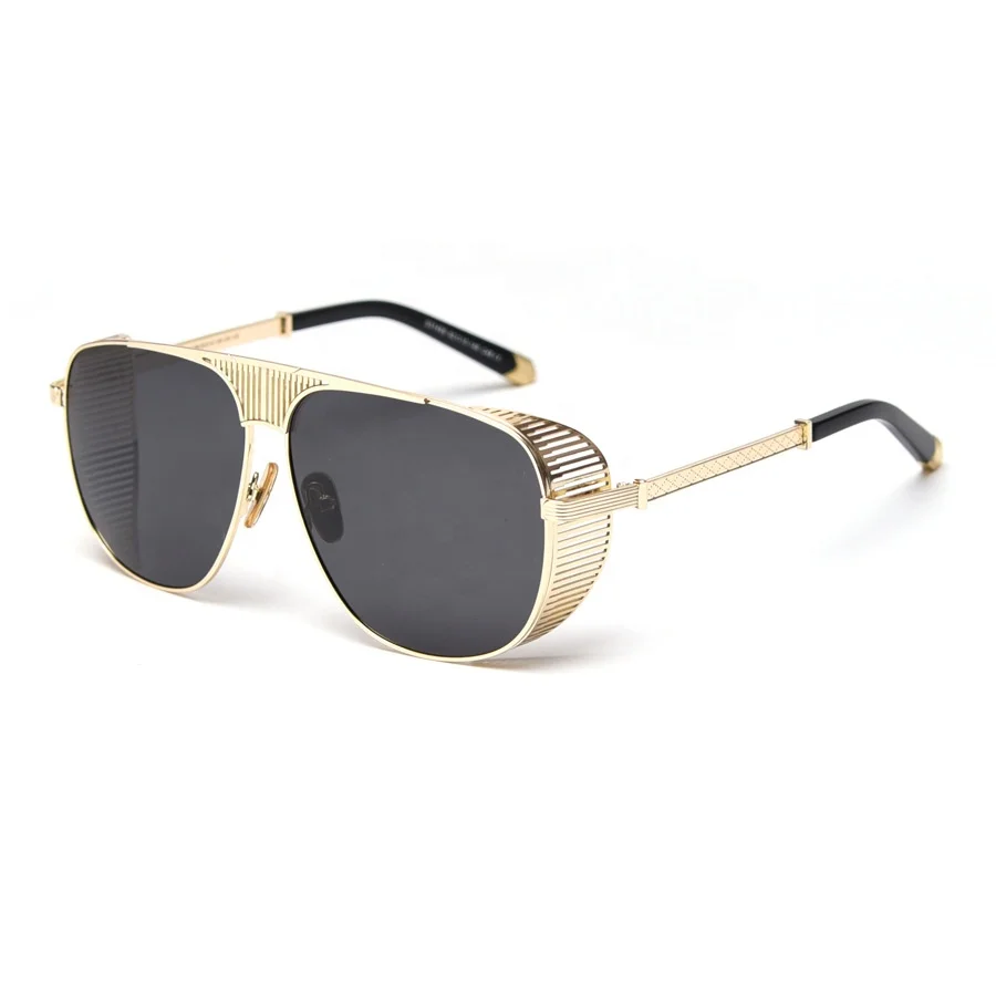 

Oversize Modern Unique Luxury Design Metal Sunglasses For Unisex S31408