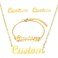 

Personalized Jewelry Custom Name Gold Chain Necklace Letter Necklace