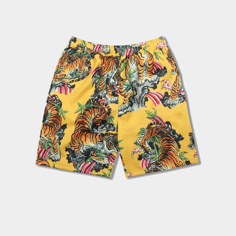 

New Style Summer Printed Polyester Short For Men