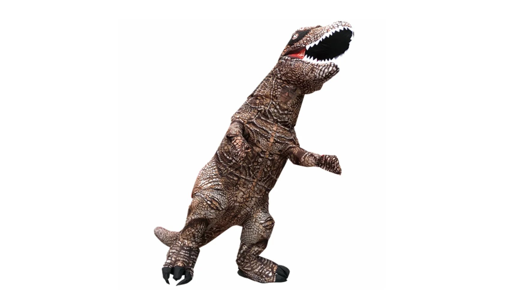 成人万圣节服装空气爆炸套装充气霸王龙恐龙服装