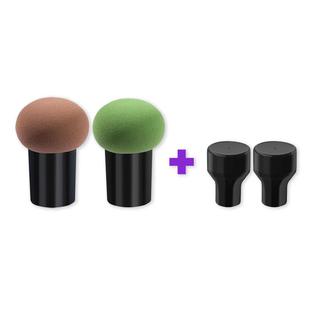 

Beaumaker 2021 Wholesale Makeup Powder Puff Set 2PCS Soaked Soft Elastic Tools New Make Supplier, 7colors