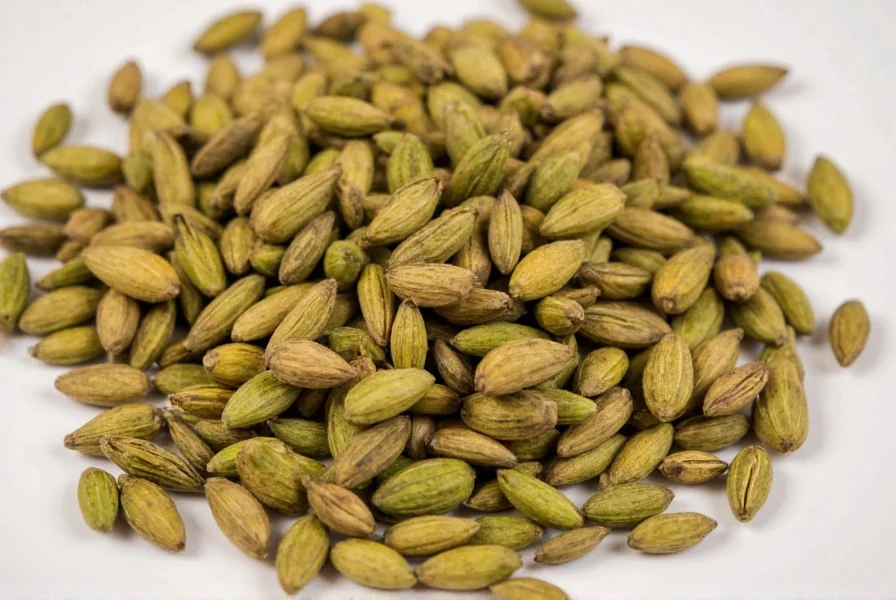 Close-up of cardamom pods on a table