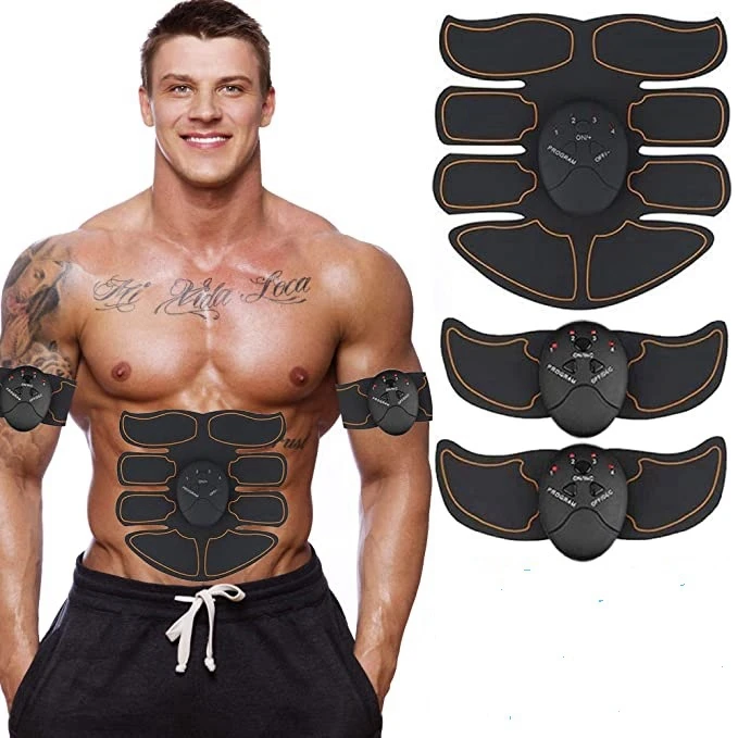 

Great Factory price Electronic compex wireless abdominal EMS muscle stimulator Strong Vibration Body slimming massager