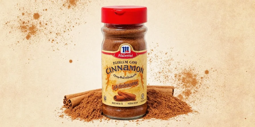 Animated GIF of cinnamon being sprinkled over a baked dessert