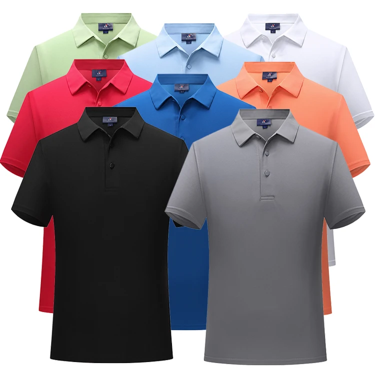 Summer Unisex Short Sleeve Collar Tshirt Nylon Spandex Men's Polo Shirt Sports Gym Running Bowlling Badminton Golf Polo T Shirt