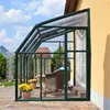 Topwindow Big Aluminium Frame Solar Glass Windows Garden Aluminum Parts Greenhouse Lean To
