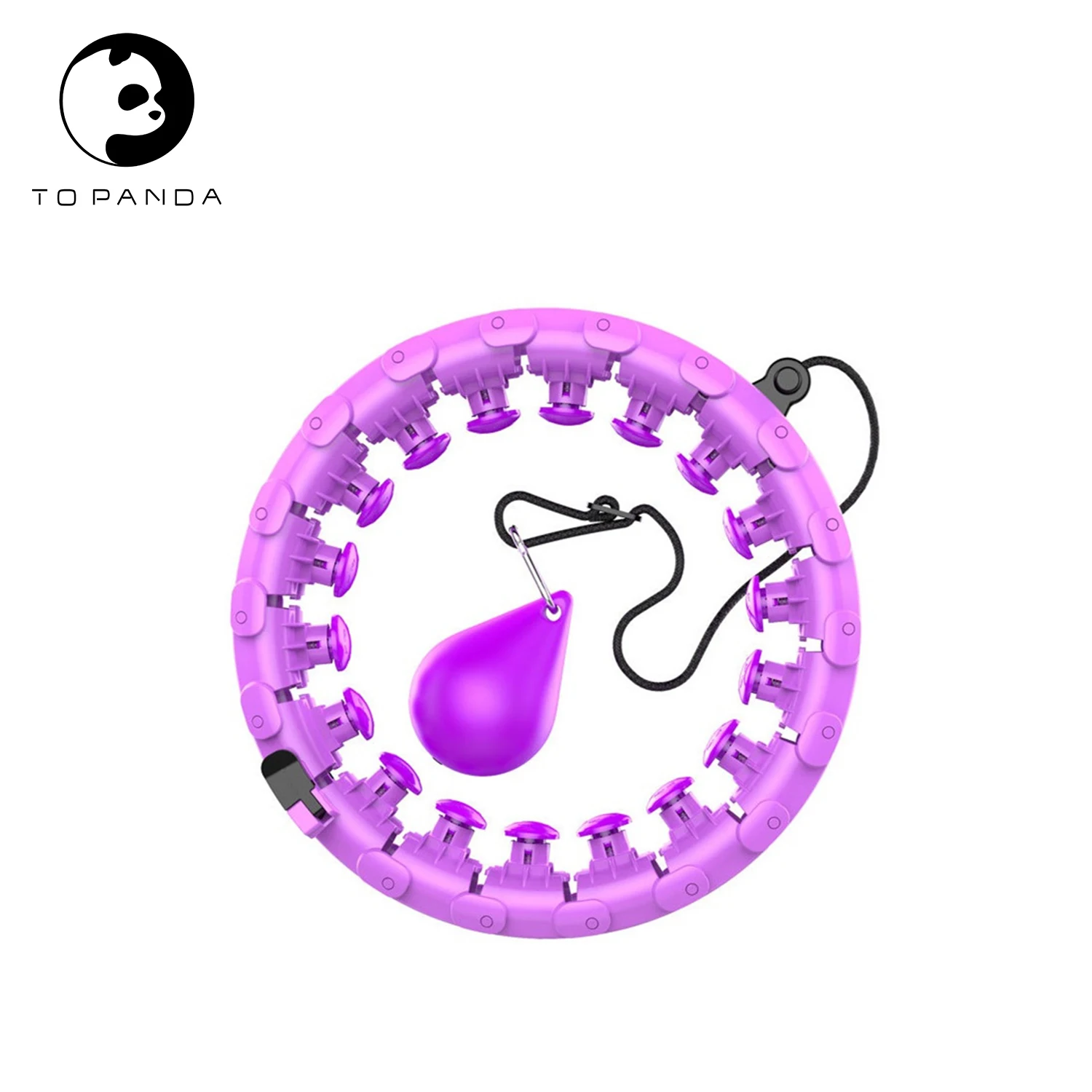 

Good quality adults fitness with weight stainless steel round smart hula hoops