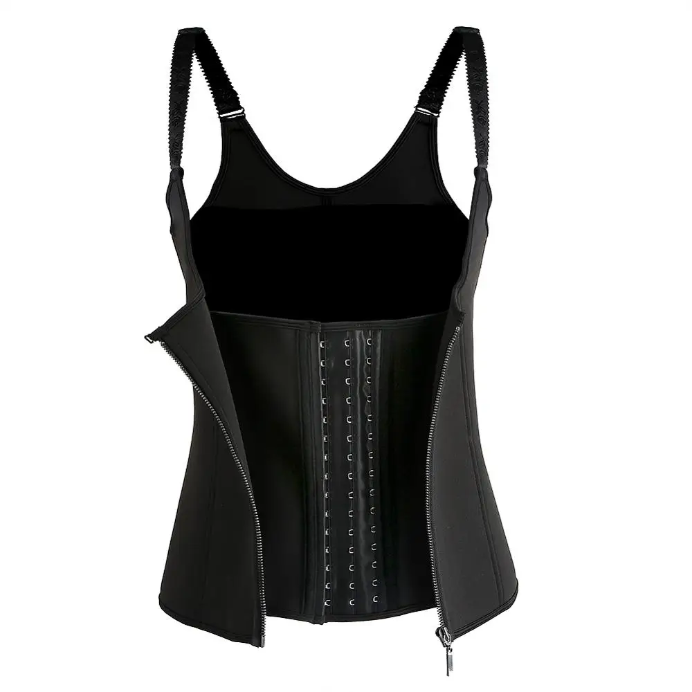 

Waist Trainer Latex Corsets Sexy Sport Girdle Steel Boned Bustiers Corpetes Body Shaper