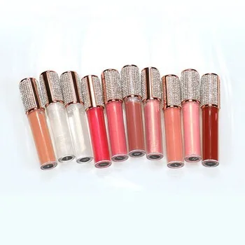 

Bling Glitter Lid Liquid Lipgloss High Pigment Waterproof Lipgloss Private Label