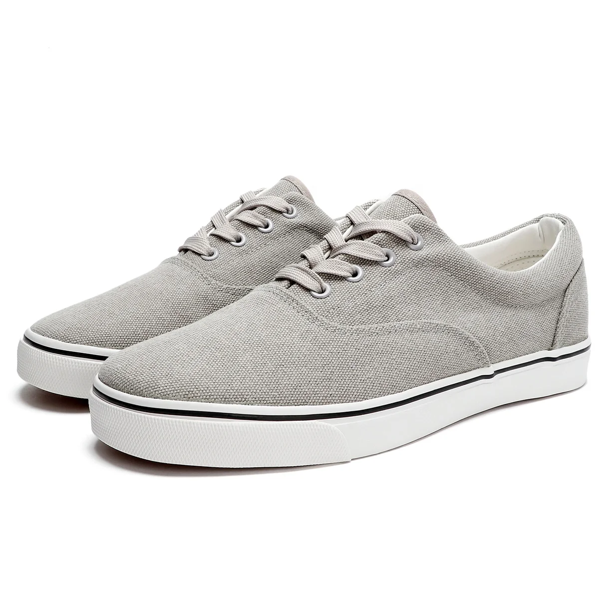 

Custom Trending mens sneakers 2020 black canvas lace up low top walking shoes customized OEM ODM