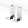 Strong metal Stainless Steel over the door hanging hooks / over the door single hook Bathroom Z hook