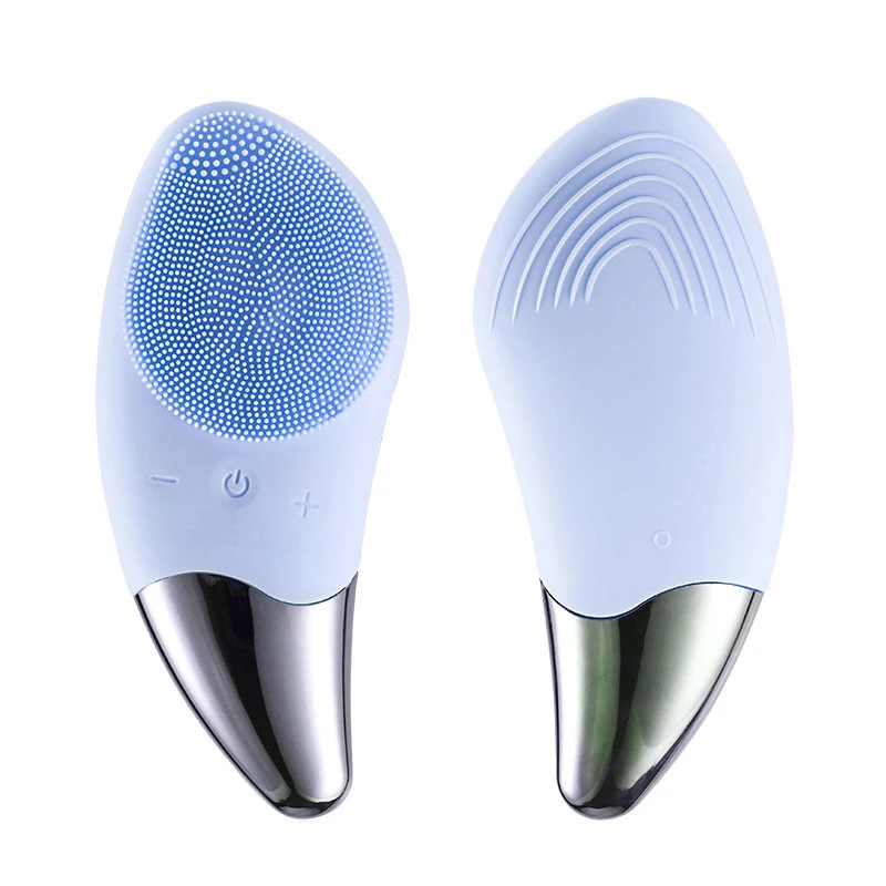 

Newest Usb Rechargeable Silicone Sonic Face Brush Exfoliating Electric Facial Cleansing Brush For Women, Blue/green/pink/rose