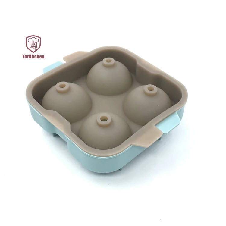 

Round Ice for Whiskey Ice Ball Maker for Whiskey and Cocktails,Big Ice Cube Tray with Funnel