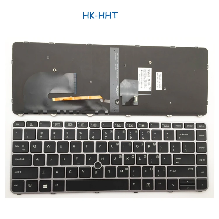 

HHT Brand New US laptop keyboard for HP Elitebook 745 G3 840 G3 848 G3 keyboard Backlit